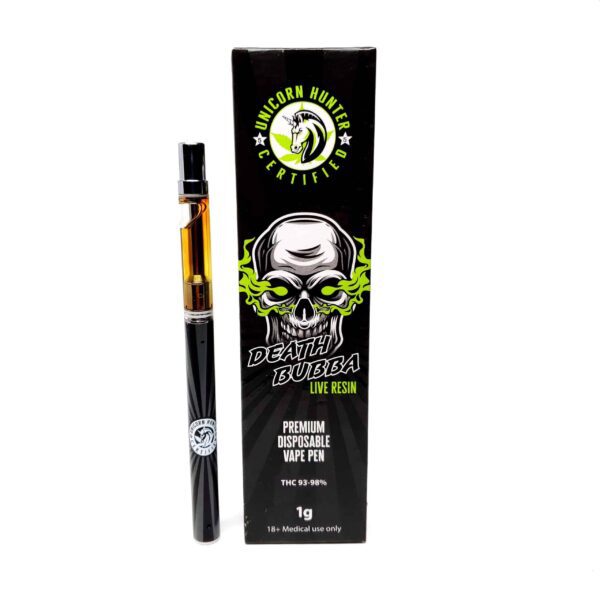 Death Bubba THC Live Resin Vape Pen - Unicorn Hunter